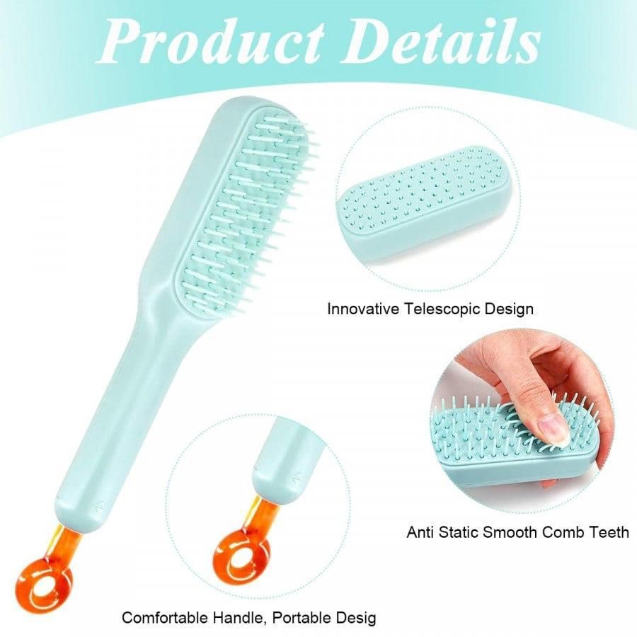Funky Comb - Self Cleaning Hair Brush